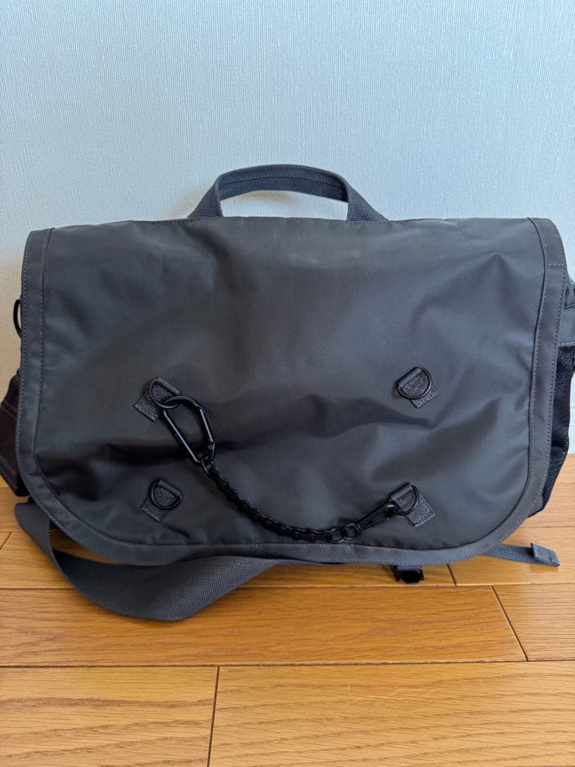 【美品 】POTR RIDE MESSENGER BAG /ナイロン/GRY