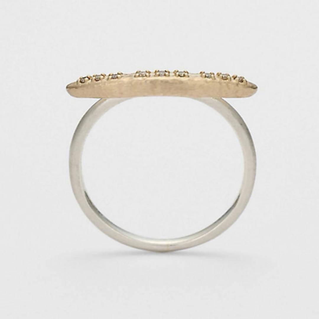 agete アガット 2025 シルバーリング k5 ダイヤモンド 13号