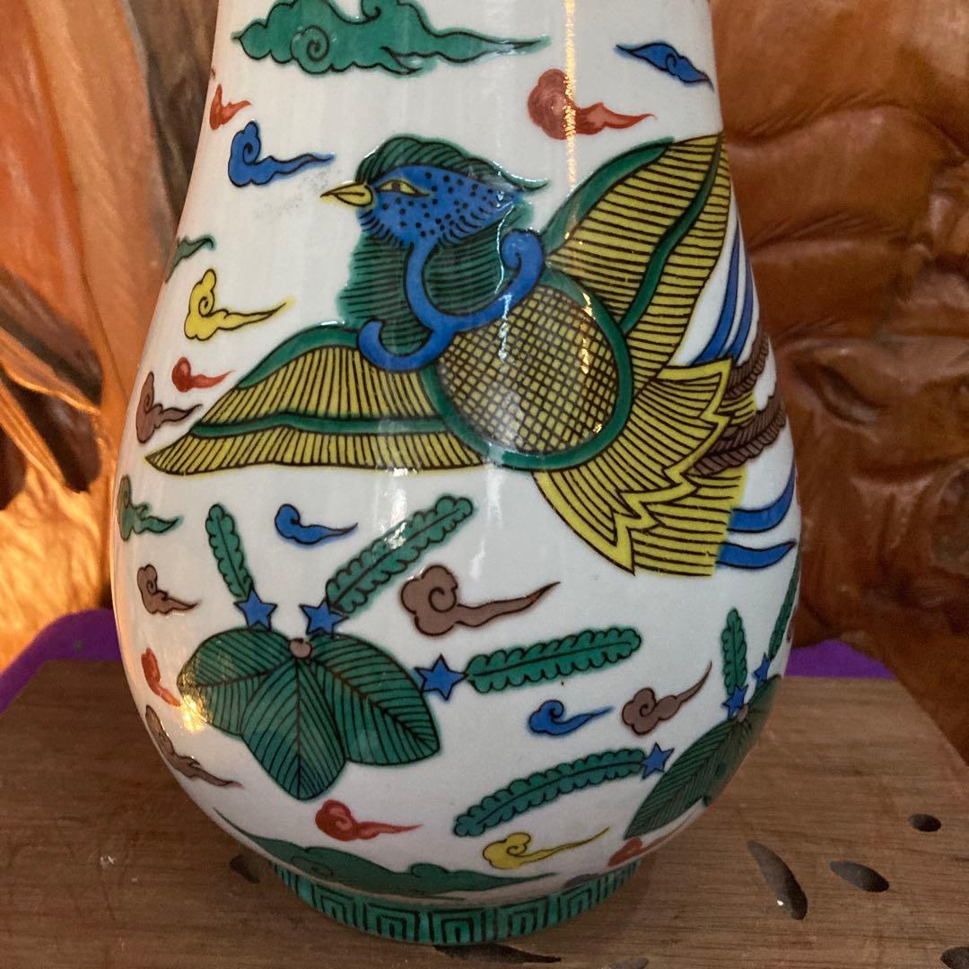 古九谷焼幡山作陶只今初売り出しです❣️見事な花生けです❣️