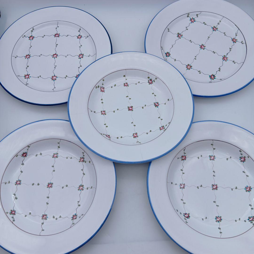 La verrerie de Biot　ランチプレート　スーププレート　5セット