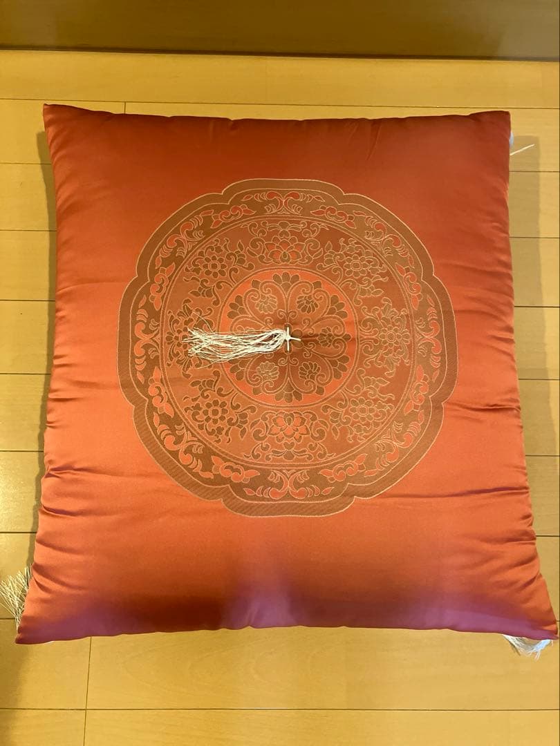 正絹　夫婦座布団