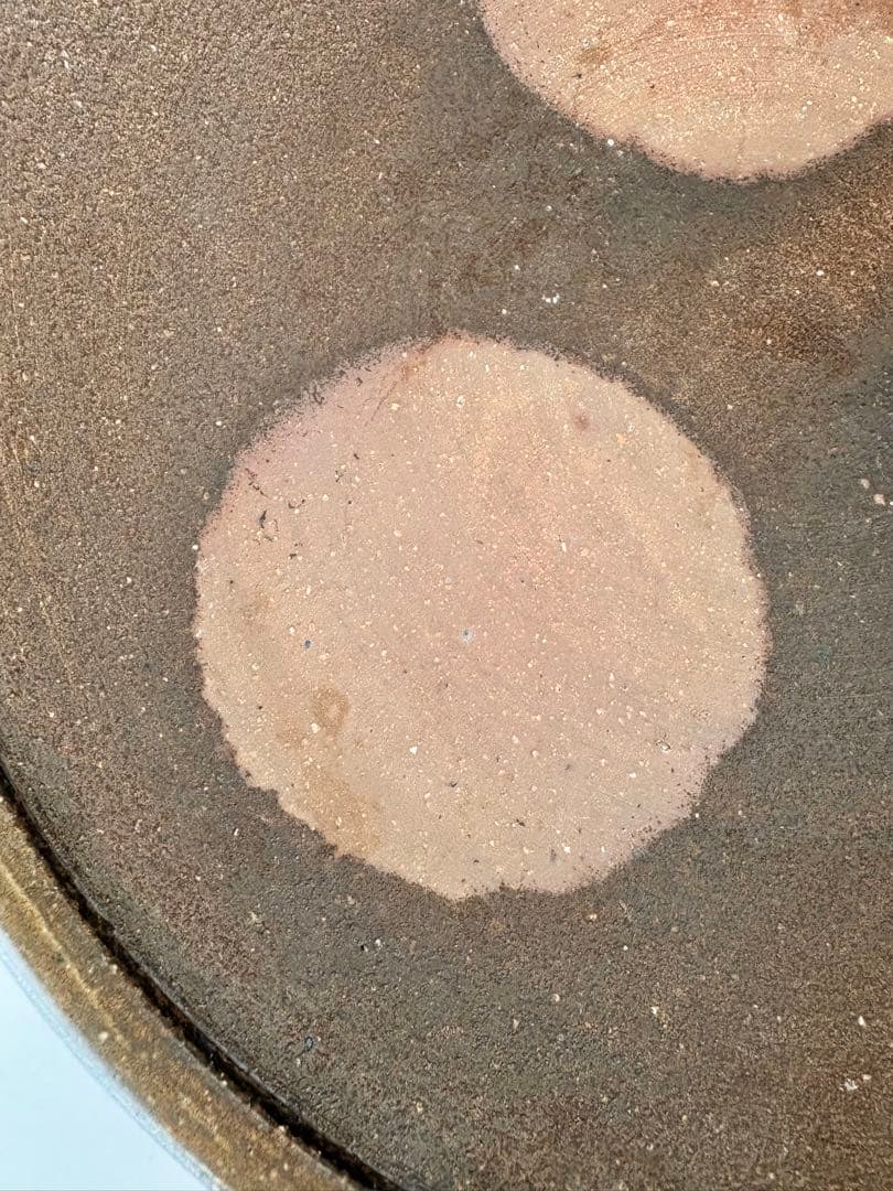 備前焼 大皿 松嶋 弘作 （直径32㎝弱） 新品未使用品