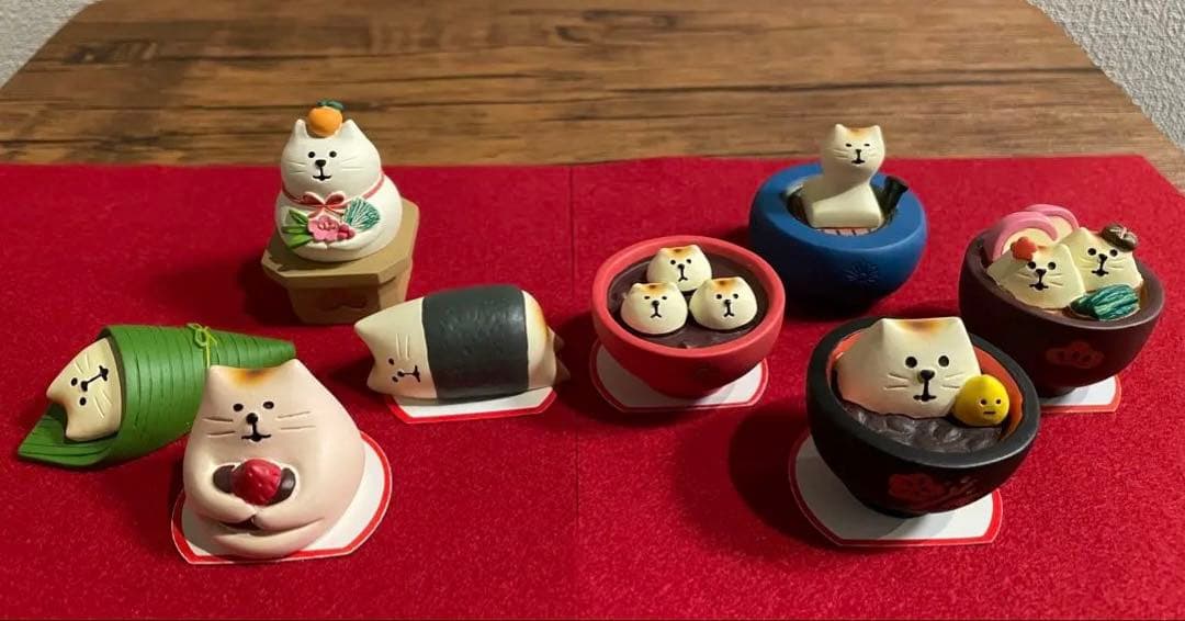 デコレ コンコンブル もち猫 正月 和菓子