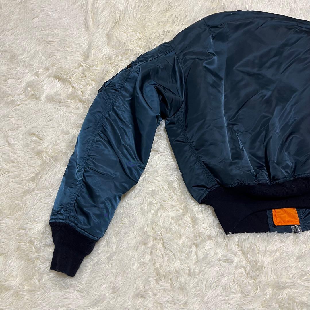 【美品】CONCORD MA-1フライトジャケット　ネイビー　サイズS