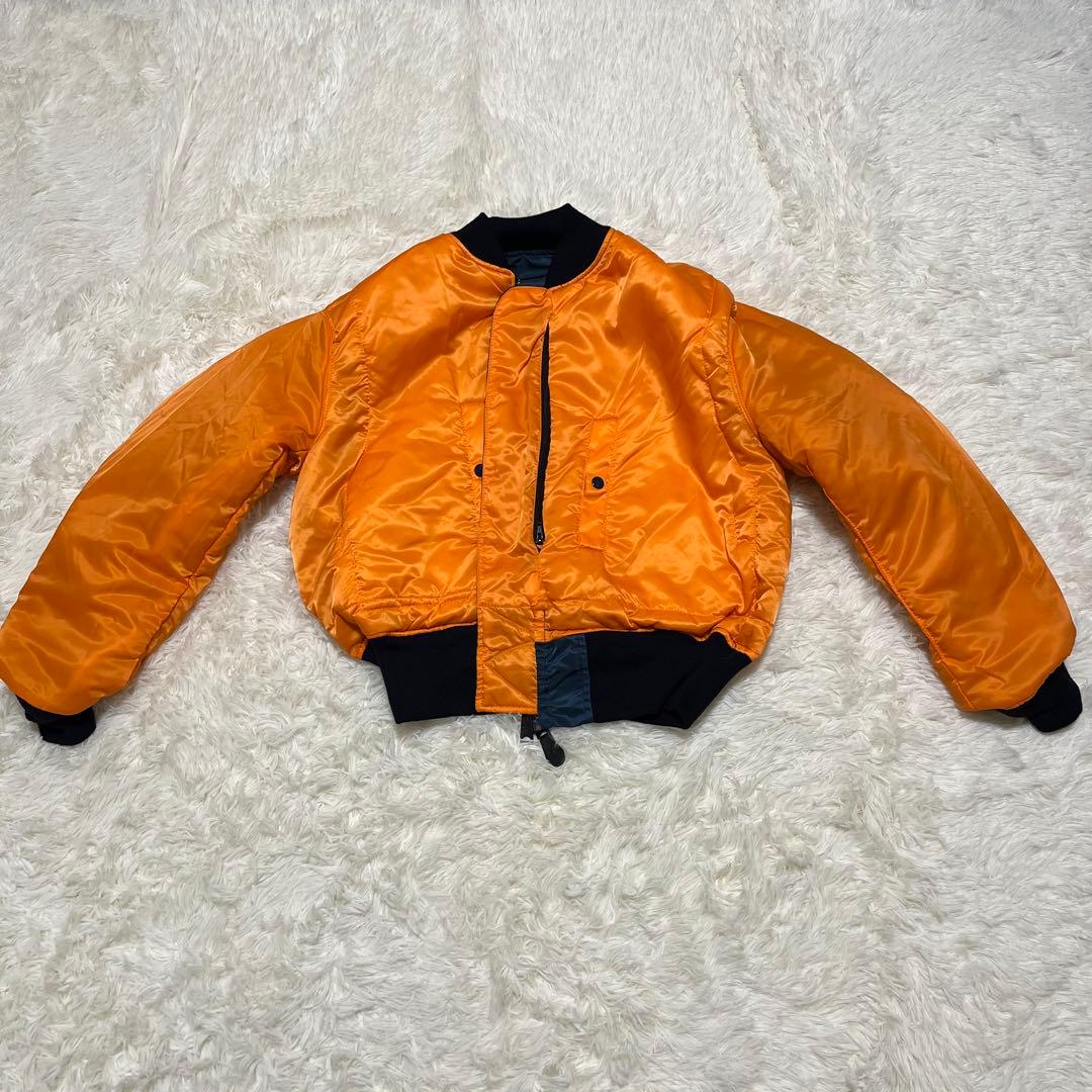 【美品】CONCORD MA-1フライトジャケット　ネイビー　サイズS