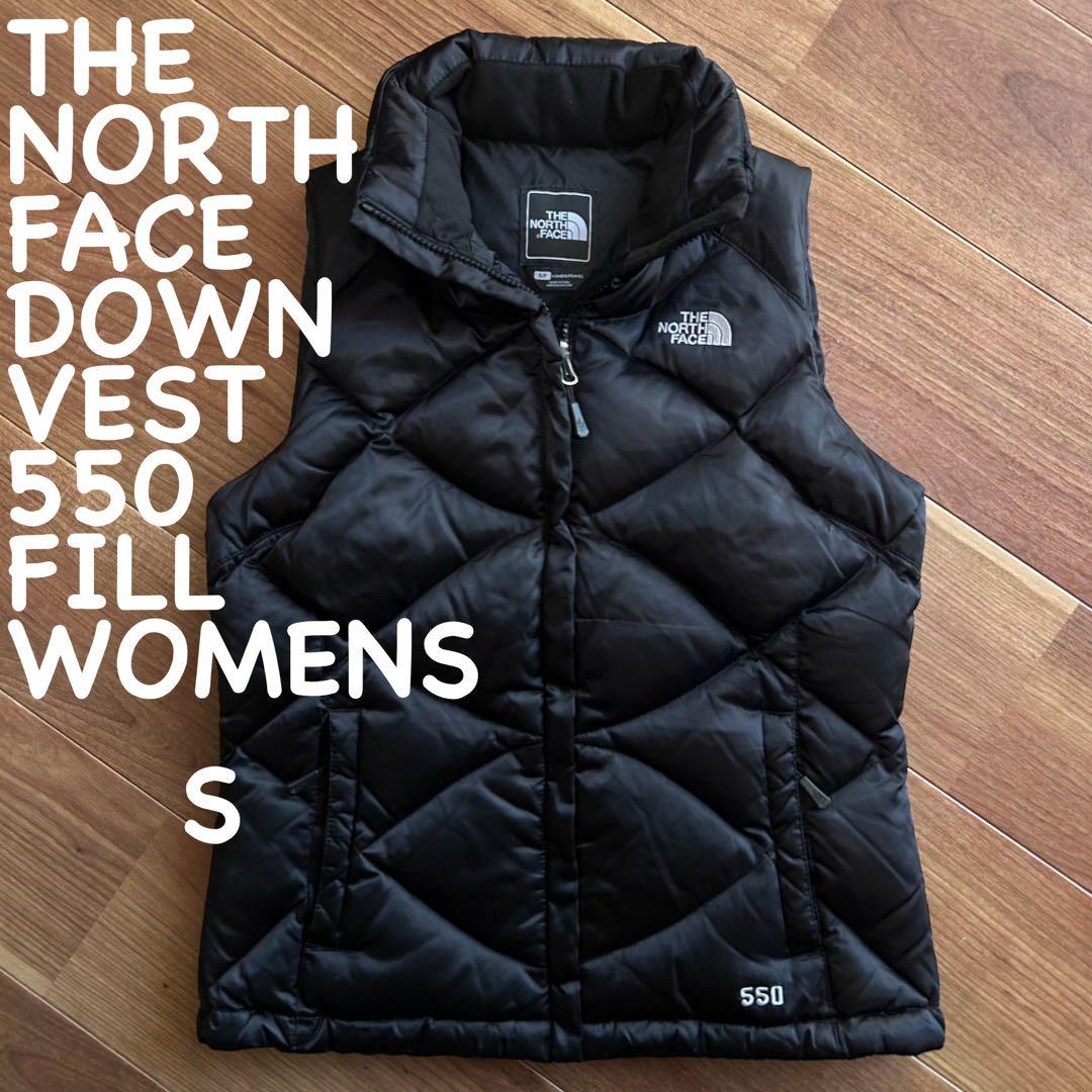 ⭐️着用感の少ない美品⭐️ノースフェイス ダウンベスト 黒 S 550 FILL