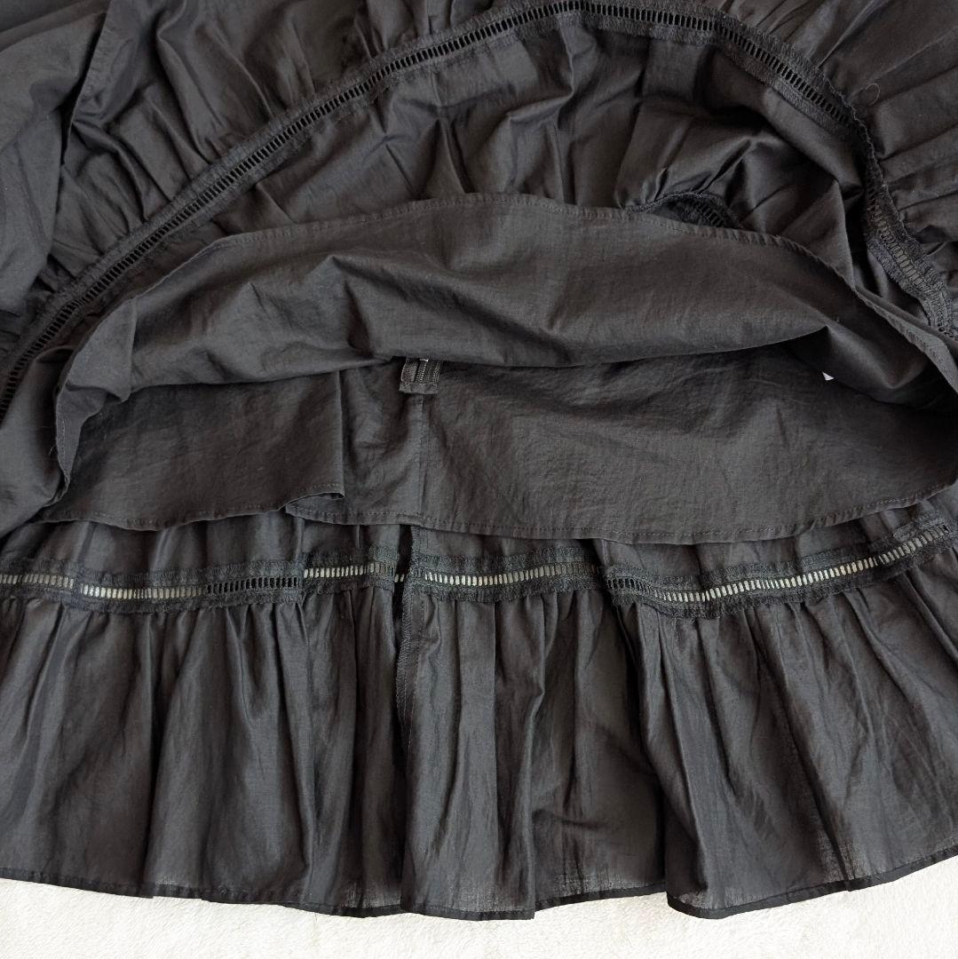 ボーダーズアットバルコニー♦ティアード トップス バルーン袖