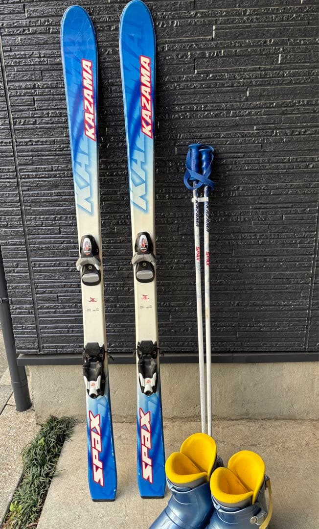 ジュニアスキーセット　カザマ　板140/靴24