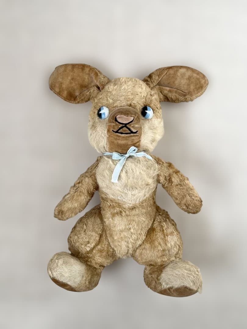 アンティークヴィンテージ英国製うさぎバニーぬいぐるみテディベア ドール