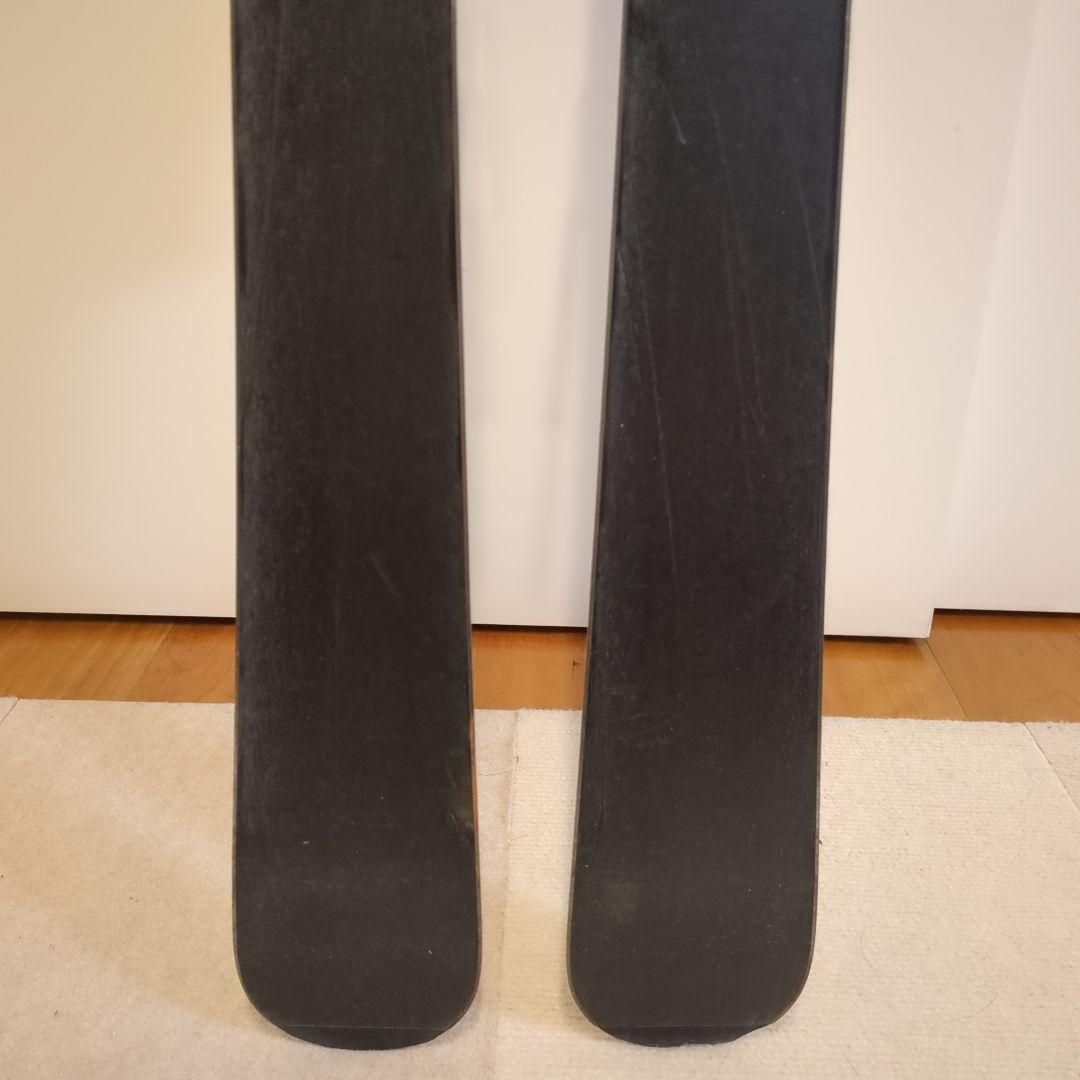 Salomon スキー板 シルバー/ブルー バインディング付き