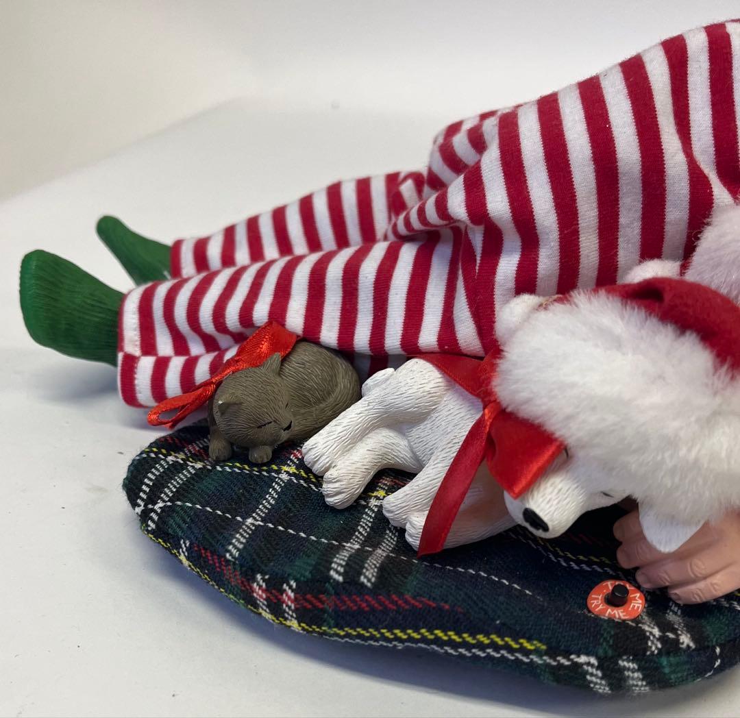 POSSIBLE DREAMS サンタクロースフィギュリン お昼寝 人形