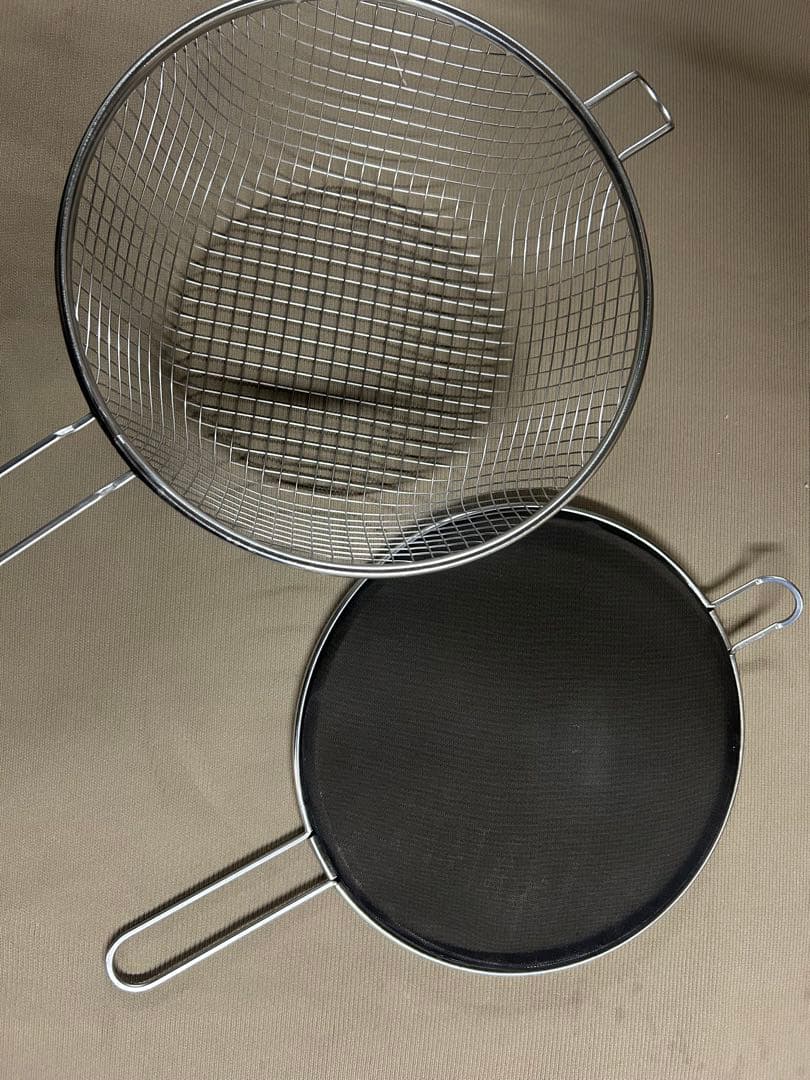 ラバーゼ揚げ物鍋 28cm 網目ストレーナー付き