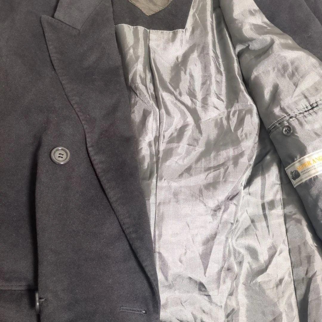 PLANTA　ダブルブレスト　ロングチェスターコート　アンゴラ ツバメ　　46