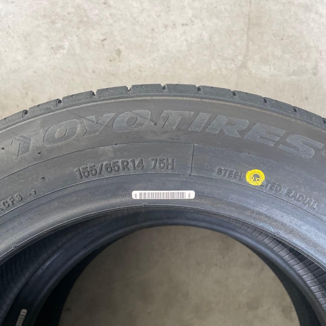 トーヨー　夏タイヤ　155/65R14 新品　2本　送料込み