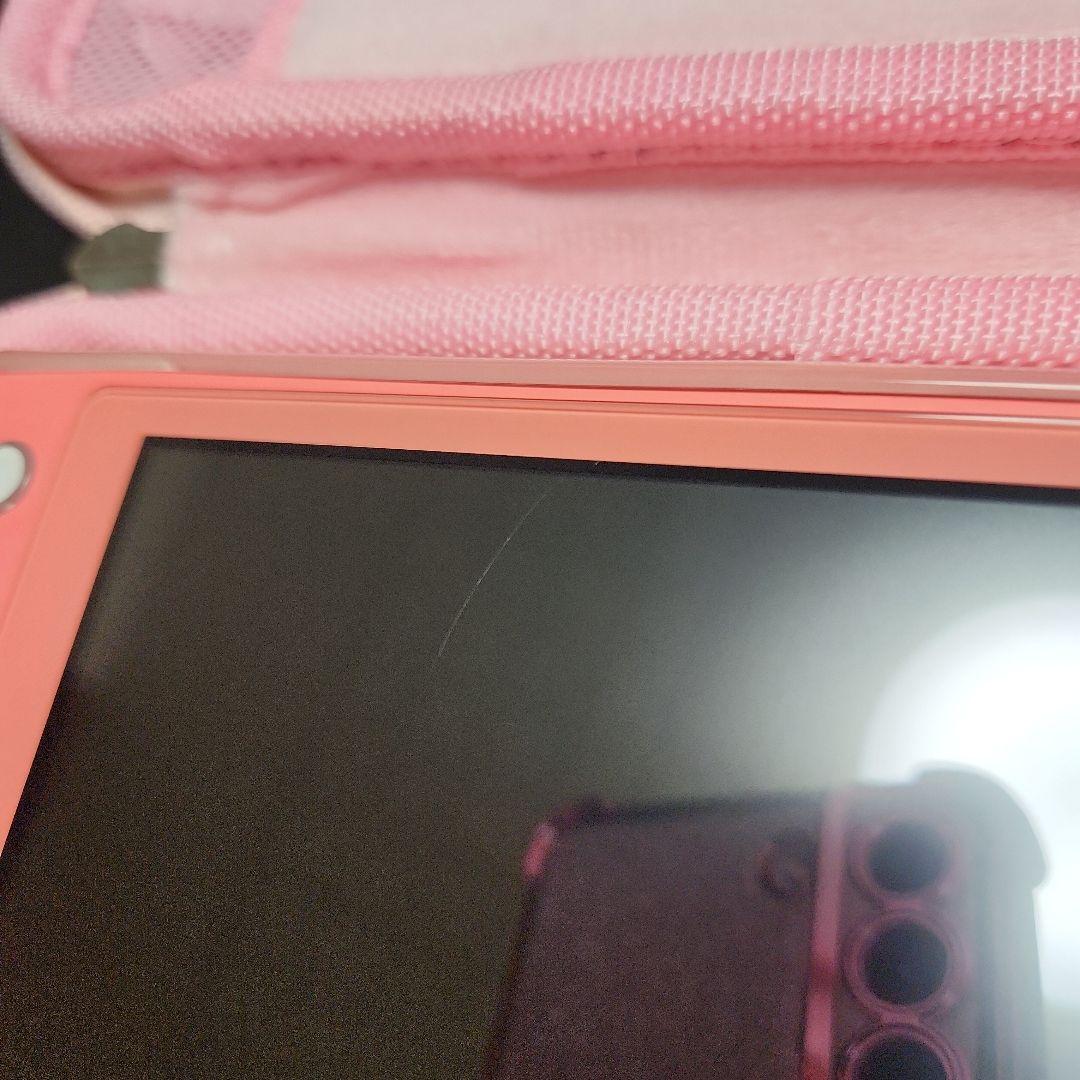 Switchライト ケース カバー付き コーラルピンク