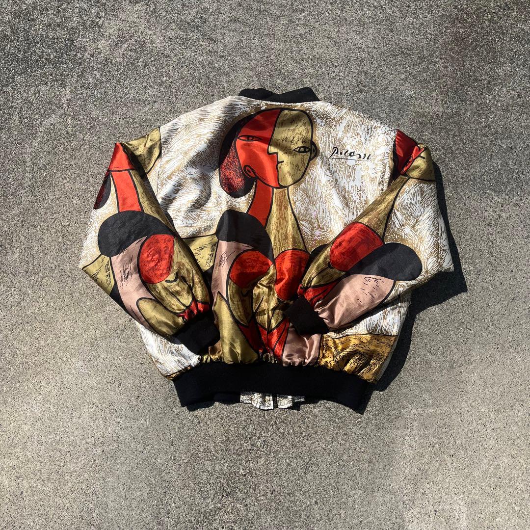 ピカソジャケット vintage ボンバージャケット キルティング 短丈