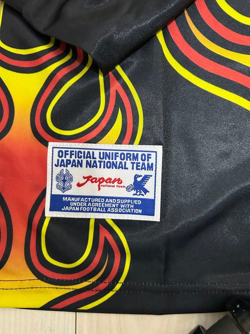 日本代表 川口能活 1998 W杯　GK 炎 ユニフォーム キーパー　L 新品