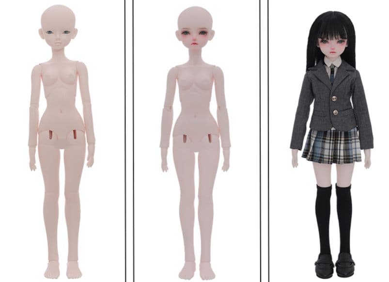 WE282 bjd 1/4 ドール本体 Bee　球体関節人形 ハンドメイド