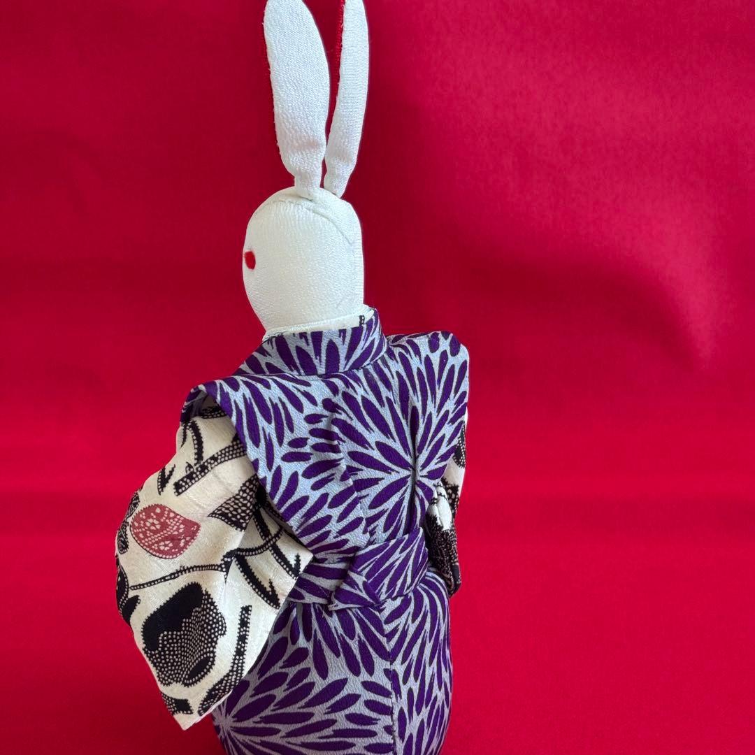 うさぎ雛　兎のひな人形　ちりめん細工