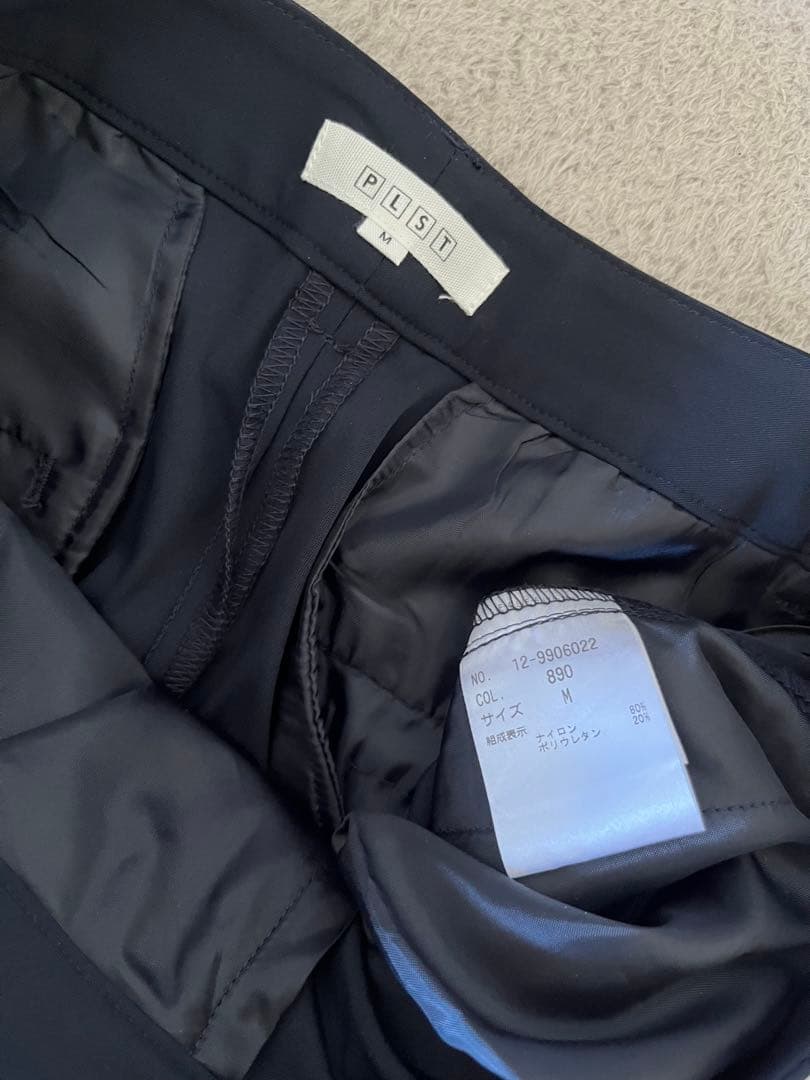 PLST ネイビー パンツスーツ 新品