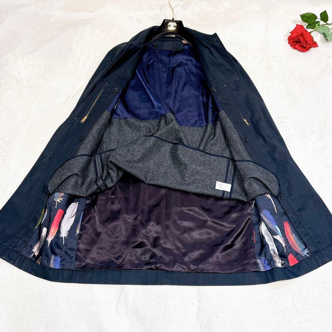 ほぼ未使用✨　ポールスミス　ステンカラーコート　ライナー　ブラック　L メンズ