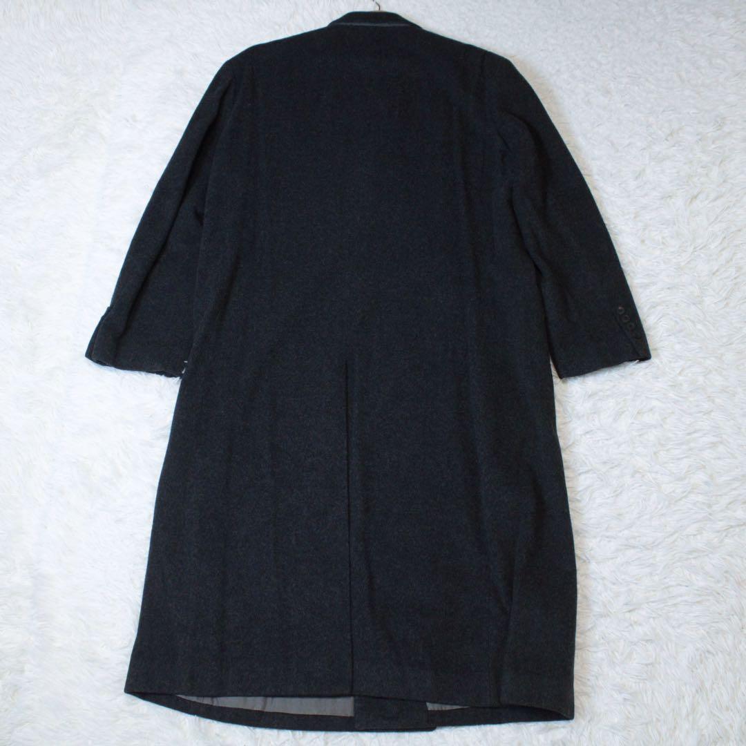 Christian Dior カシミヤ混 ダブルブレスト チェスターコート L