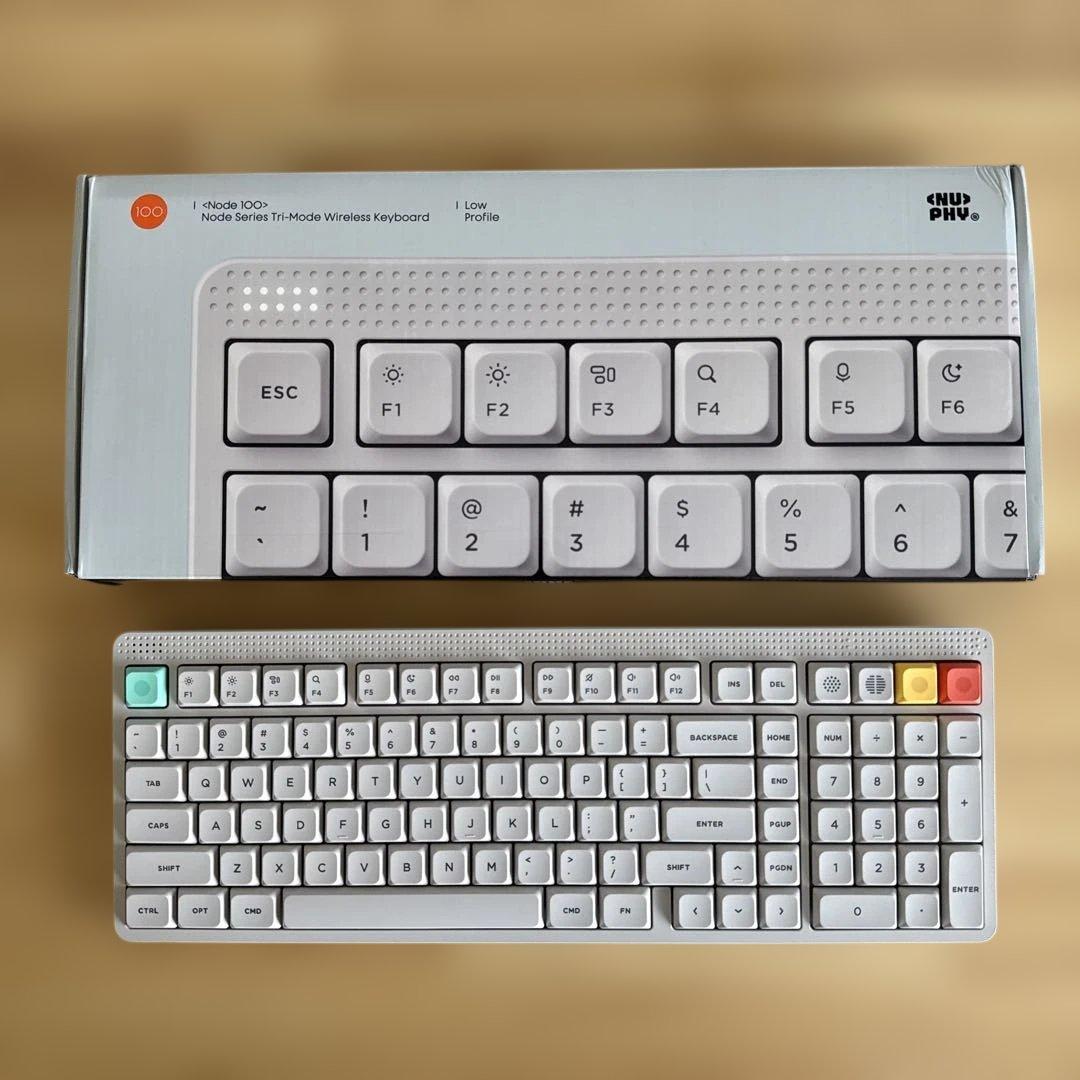 【試打のみ｜定価$109.95】NuPhy Node100 ロープロファイル