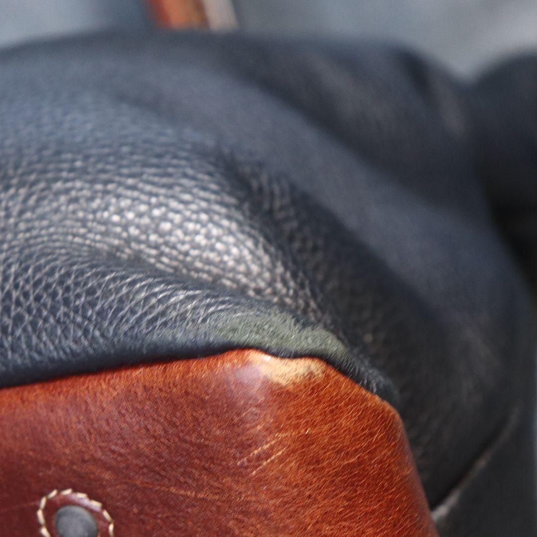 ダニエル&ボブ トゥモローランド別注 トートバッグ レザー A4可 ネイビー 茶