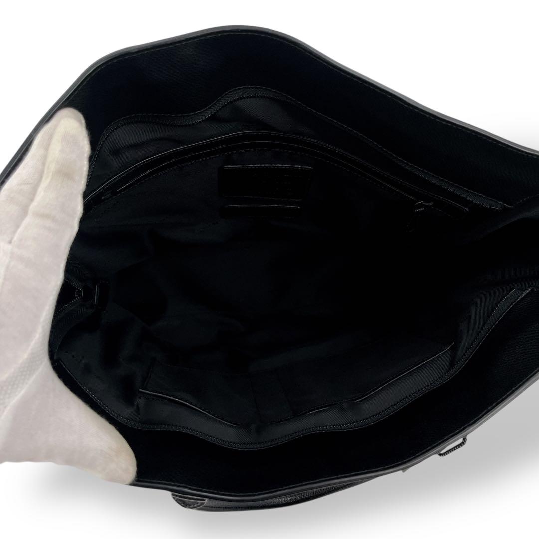 コラボ　別注　コーチ×メルセデスベンツ　トートバッグ　メトロポリタン　レザー　黒