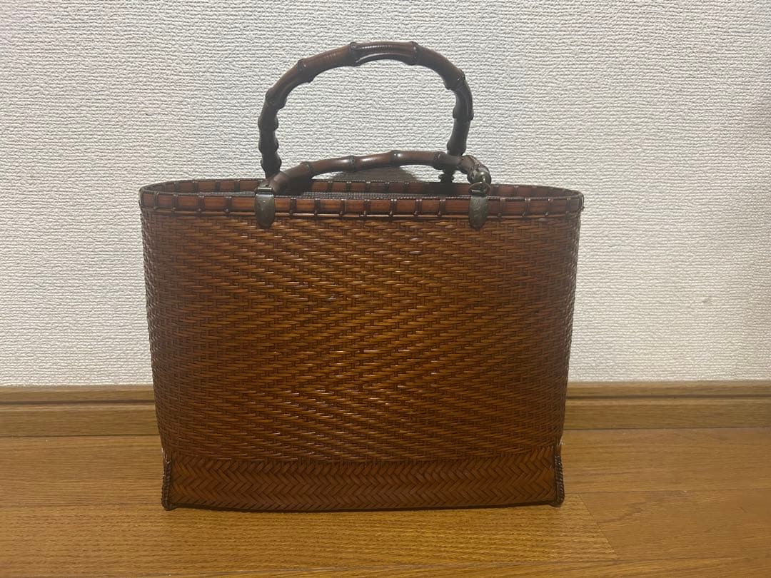 [未使用・美品]うるし竹大島バッグ　薩摩漆芸　瑞泉