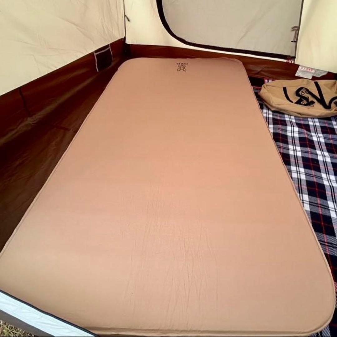 【美品】DODソトネノキワミM★極厚エアマット