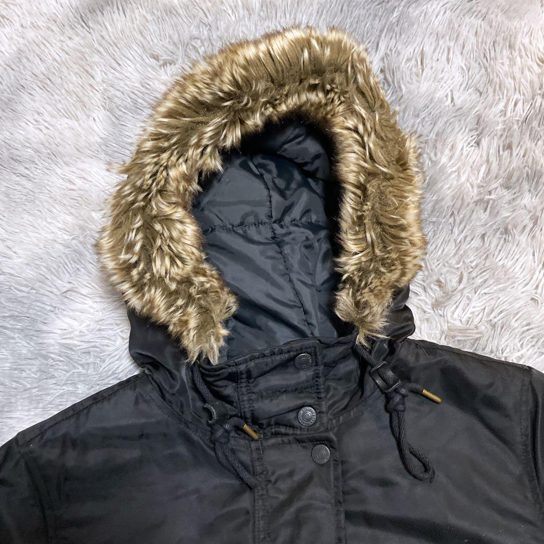 Levi's リーバイス N-2B n2b フライトジャケット M ダウン 黒