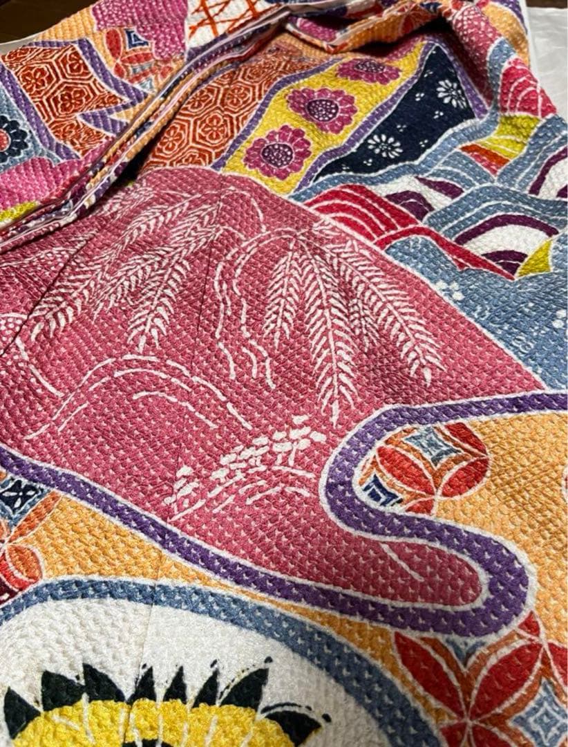 1点物✳︎華やか✴︎振袖総絞り一式セット✴︎ゴールド刺繍帯✴︎成人✴︎卒業式✳︎正絹