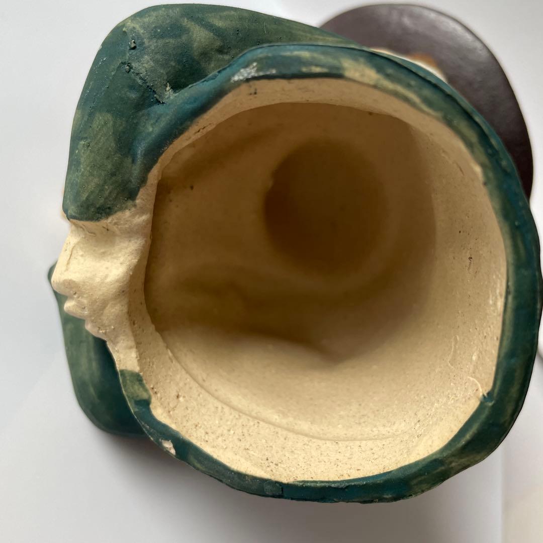 【松栄堂】煙出し人形 パイプおじさん 香炉