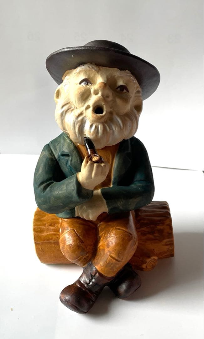 【松栄堂】煙出し人形 パイプおじさん 香炉