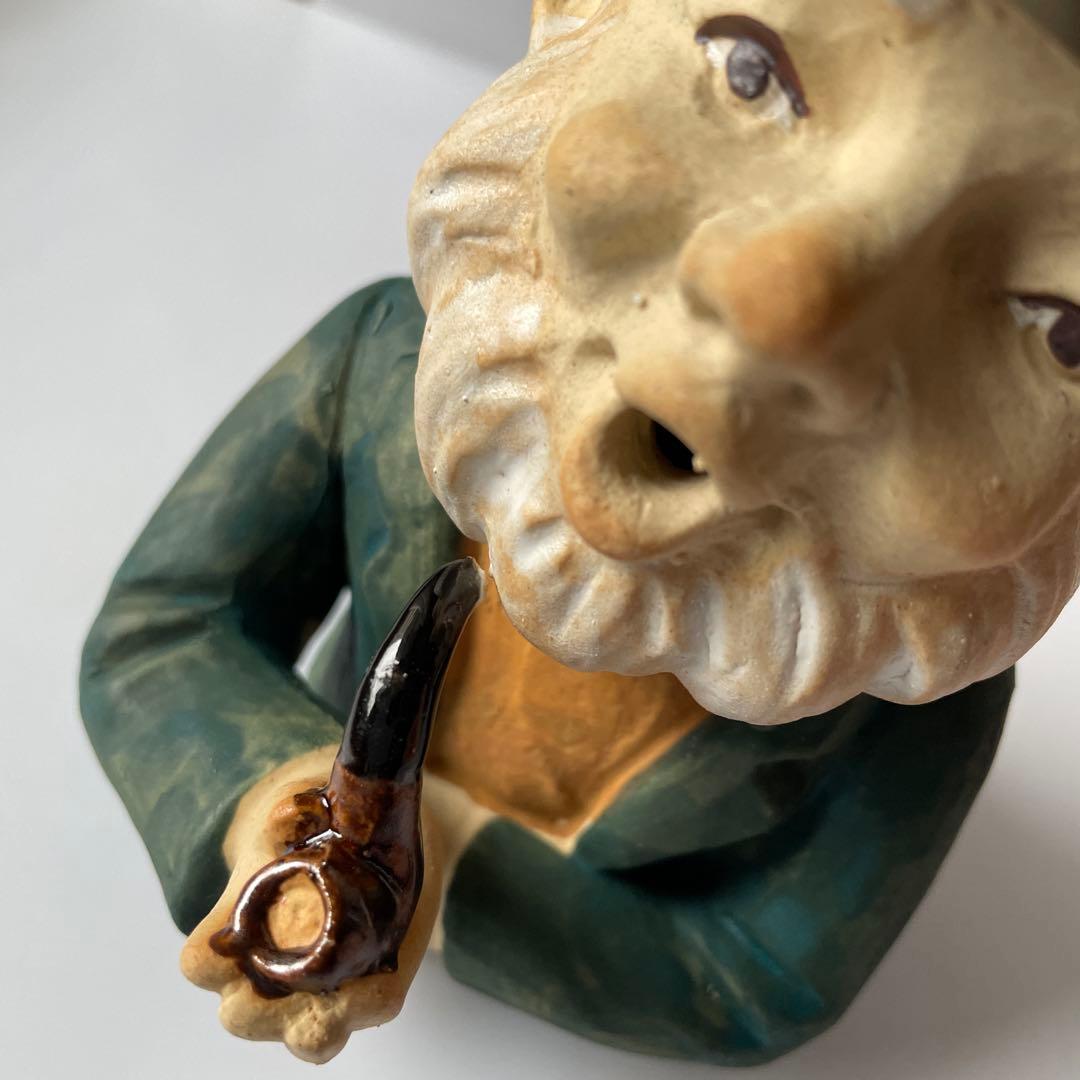 【松栄堂】煙出し人形 パイプおじさん 香炉