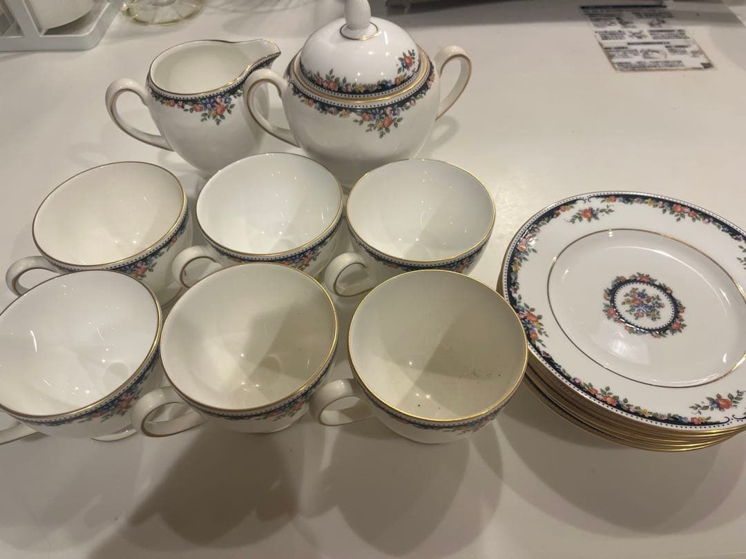 wedgewood ウエッジウッドオズボーンシリーズ6客セット