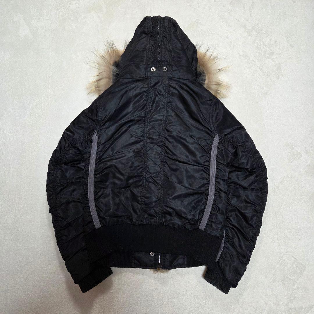 AVIREX N-2Bジャケット ミリタリージャケット y2k ラクーンファー