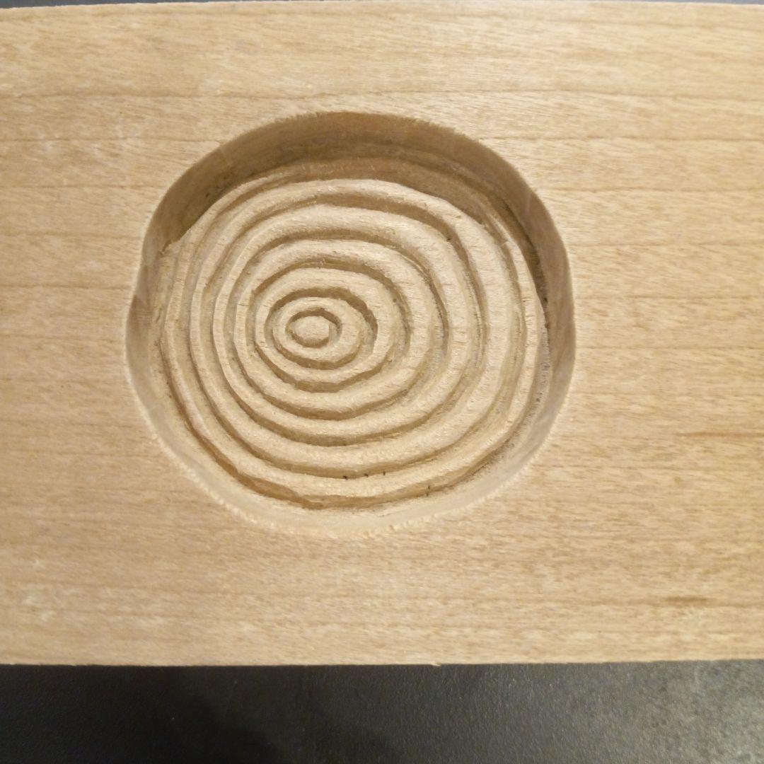 年輪　和菓子木型