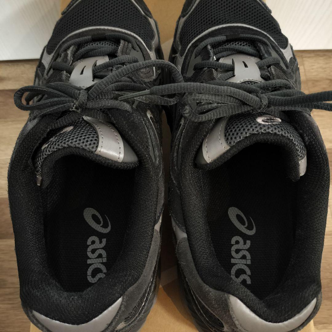 夕*け様 asics GEL-NYC Graphite Gre Black 箱/