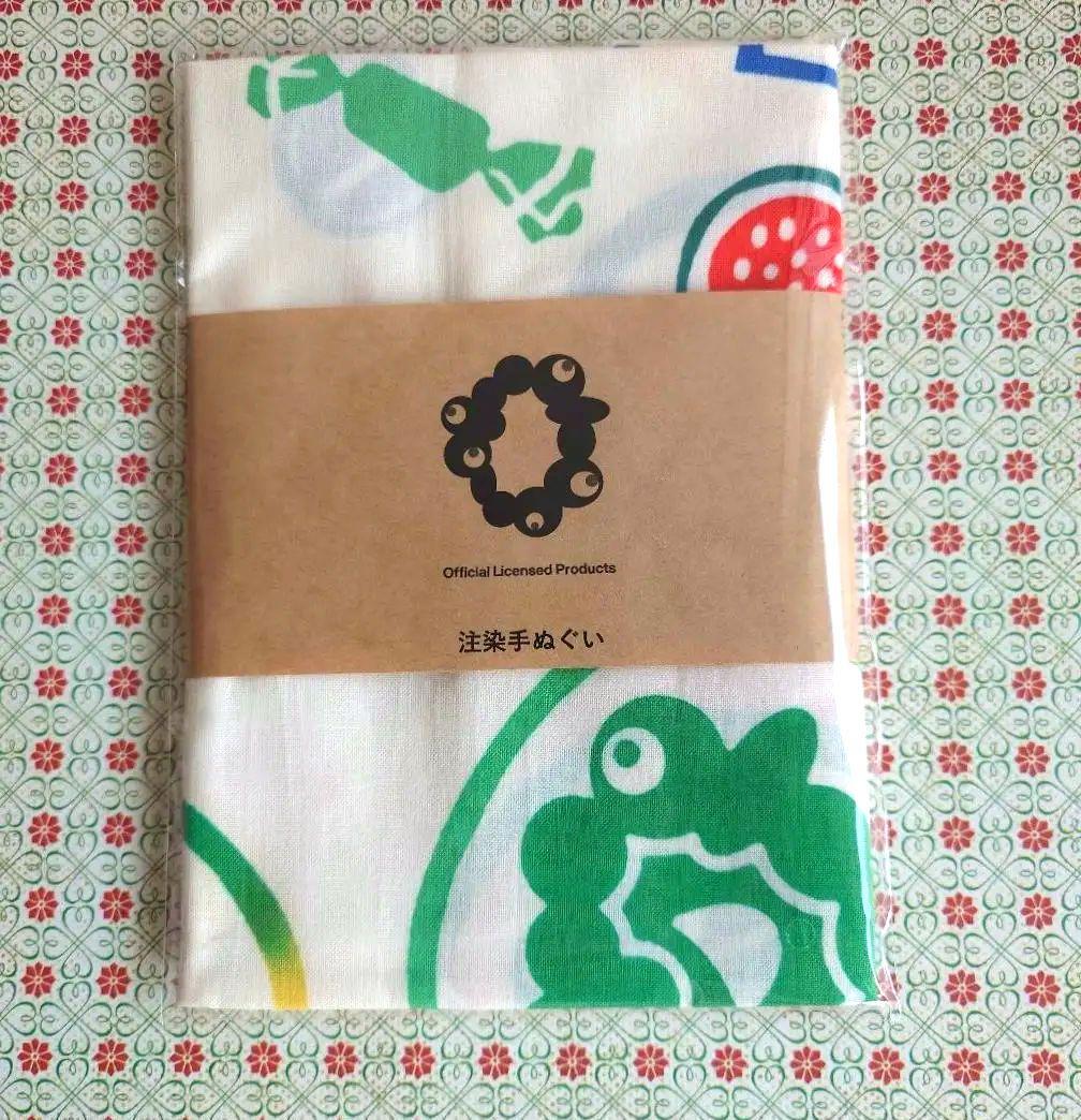 郵便局窓口【匿名配送】大阪関西万博ミャクミャク　あめちゃん手ぬぐい　にじゆら