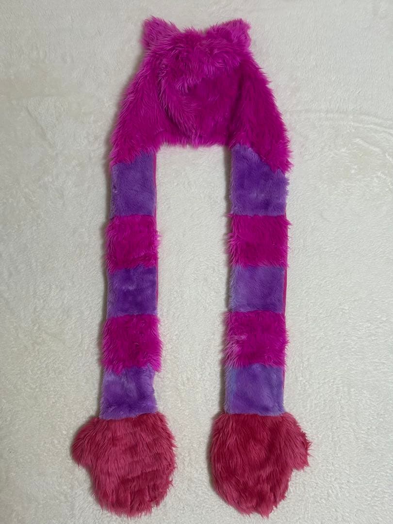 ディズニー マフラーファンキャップ チェシャ猫