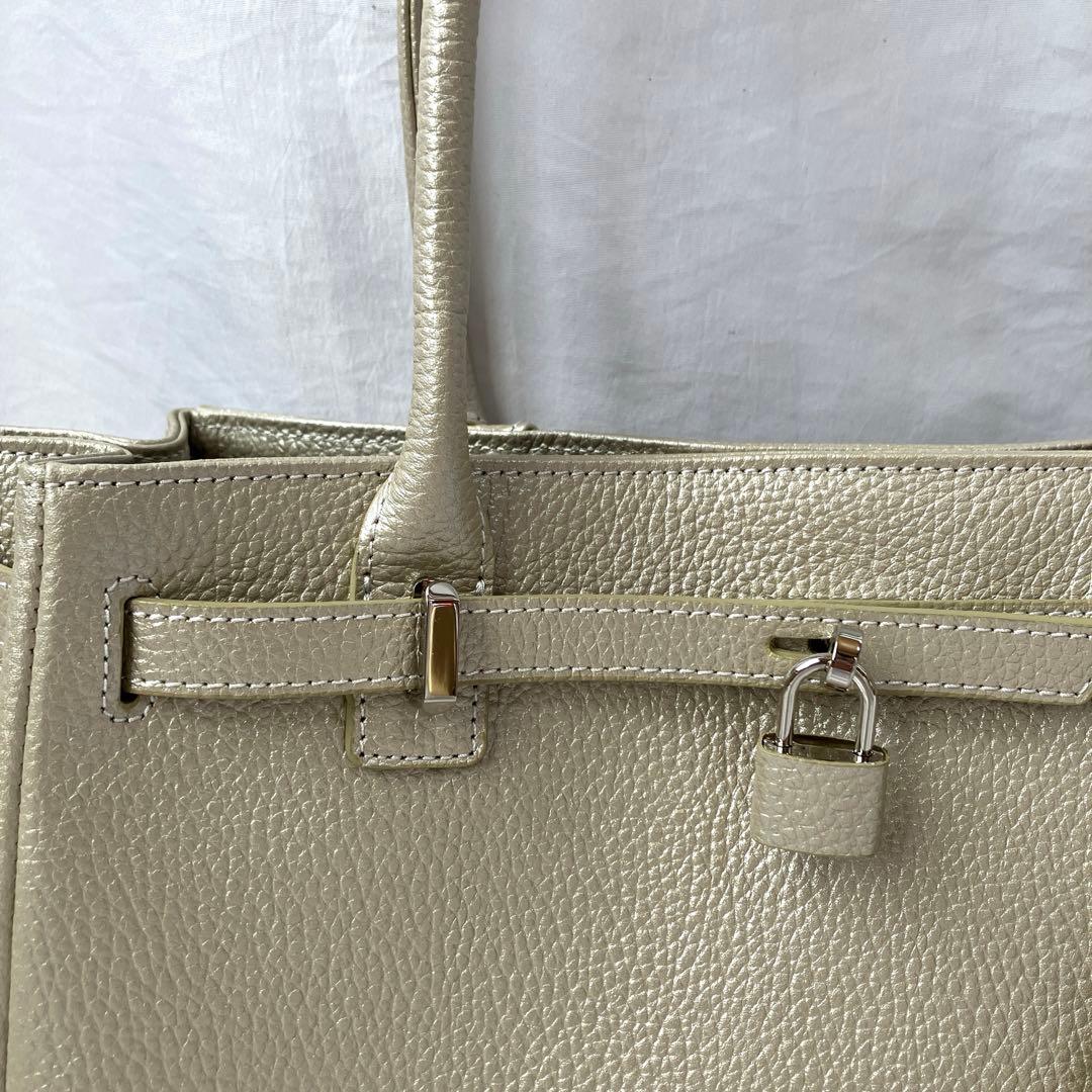 〈美品〉傅濱野 トートバック　ハンドバッグ ミーティア　レザー