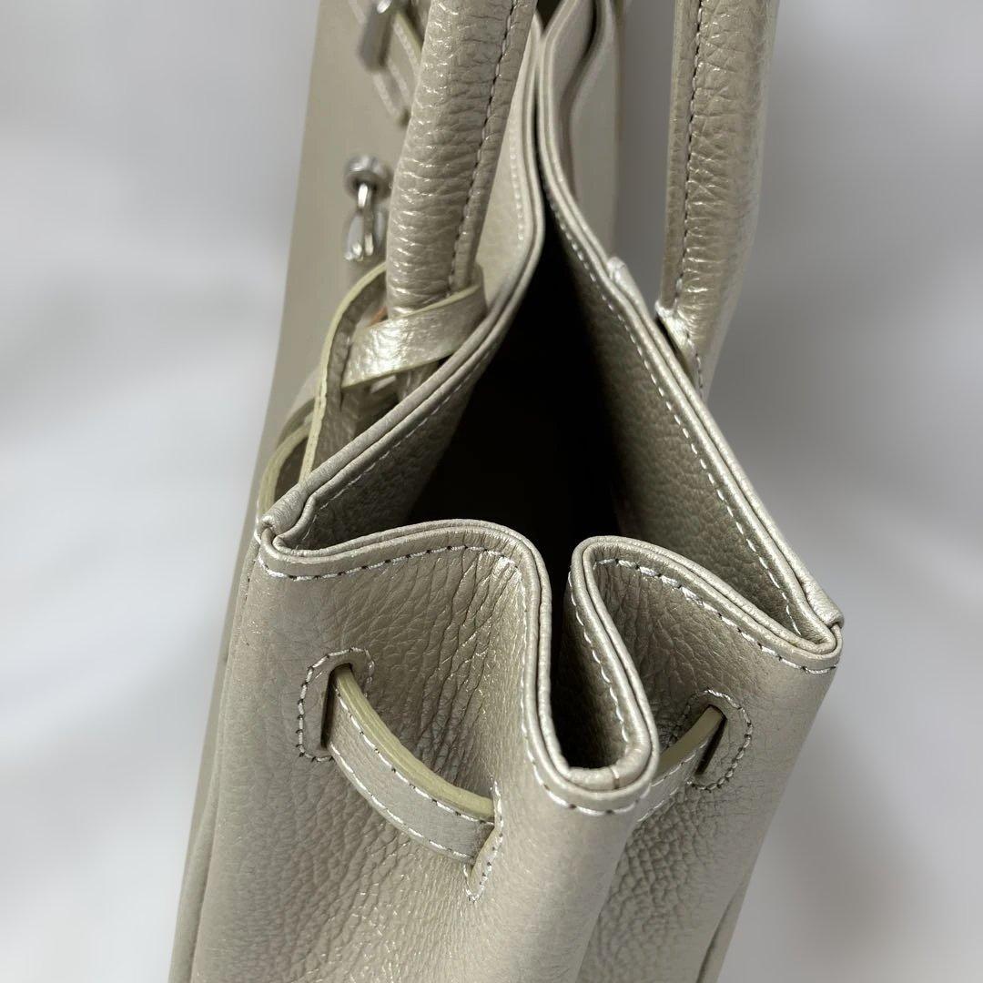 〈美品〉傅濱野 トートバック　ハンドバッグ ミーティア　レザー