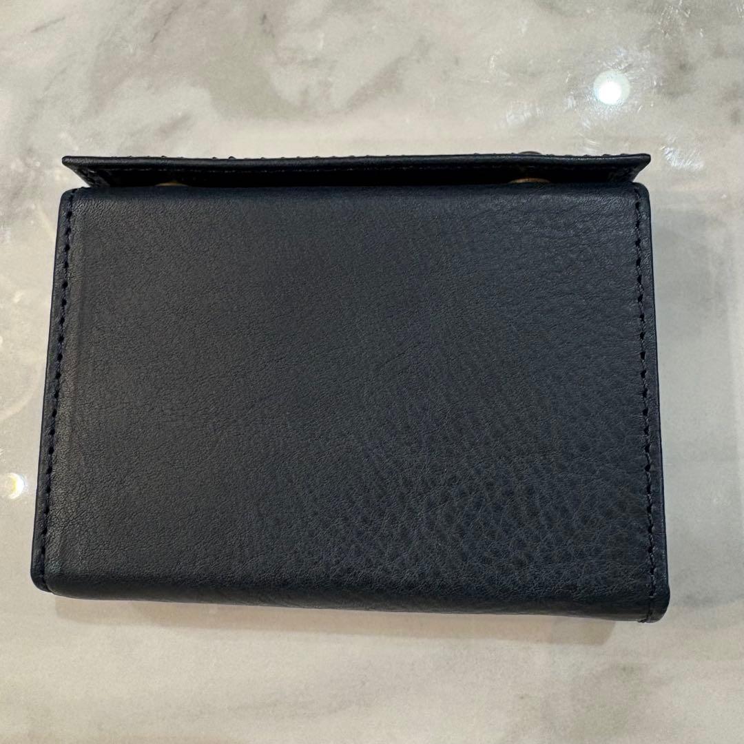 【新品・未使用品】m＋ エムピウ ミッレフォッリエⅡP25 ネイビー/ブラウン