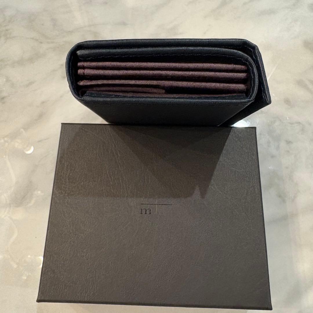 【新品・未使用品】m＋ エムピウ ミッレフォッリエⅡP25 ネイビー/ブラウン