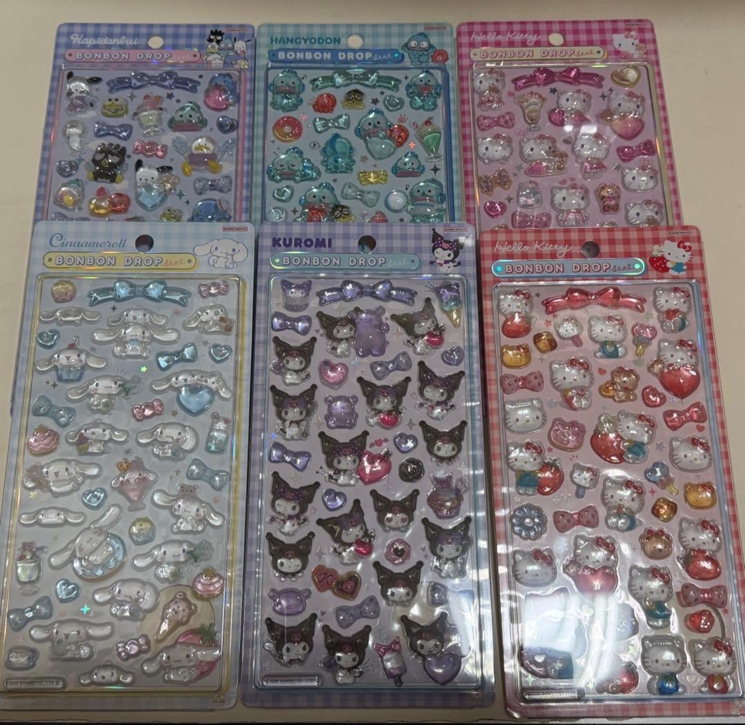 [正規品]ボンボンドロップシールサンリオ第二弾
