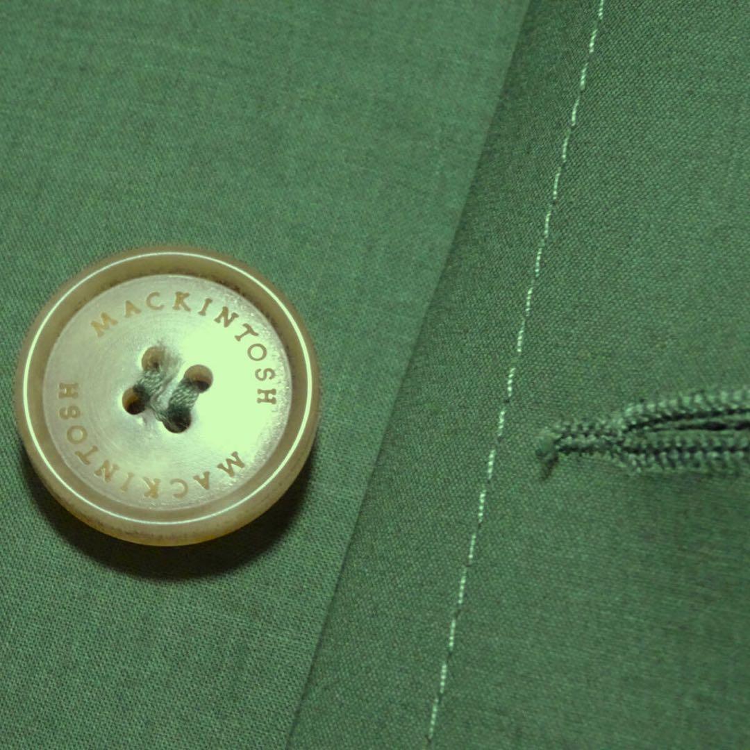 MACKINTOSH DUNKELD ゴム引きステンカラーコート36/18.5万