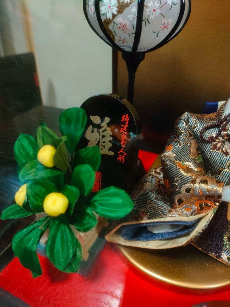 雛人形セット ケース付き　雅　特選　ひな人形　平成レトロ　インテリア