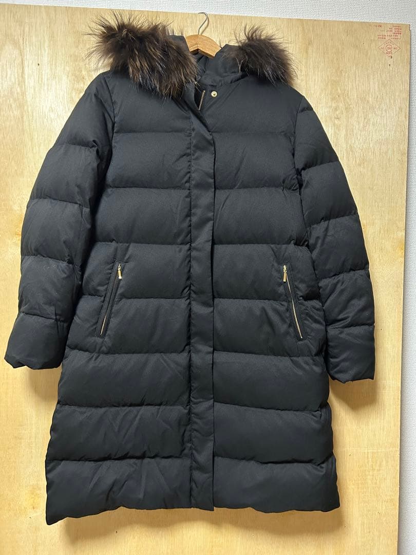 B:MING by BEAMS 河田 ロング ダウンコート　ブラック　Lサイズ